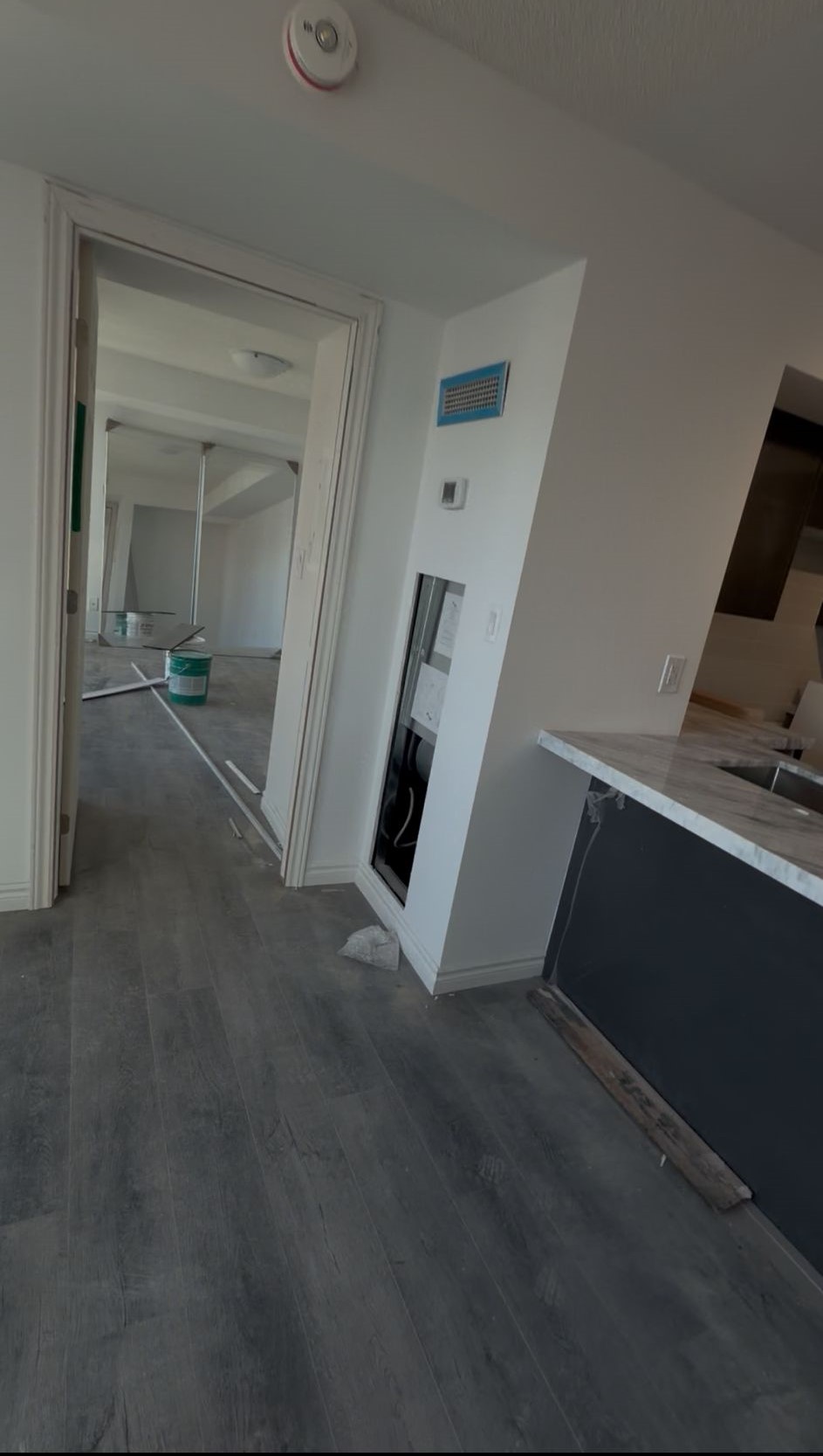 Restored condo unit after water damage repair — Caspian Building Services