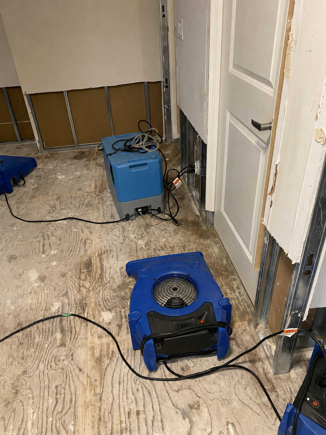 Condo unit mid-rebuild drywall and ceiling repair — rebuild services GTA
